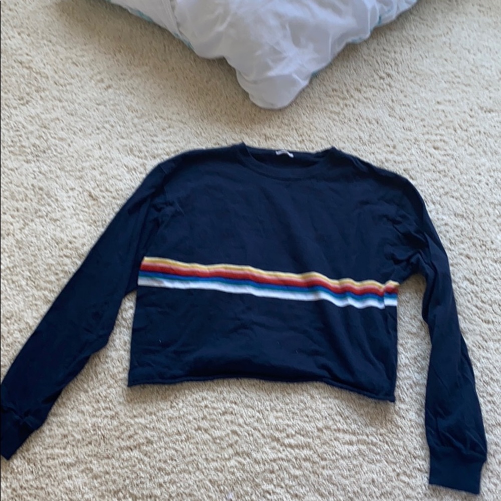 brandy melville navy long sleeve